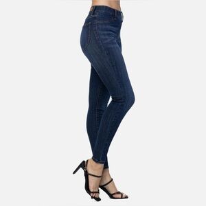 Judy Blue High Waist Dark Wash 5 Pocket Skinny Jeans Womens size 5/ 27